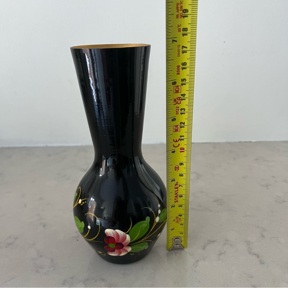 Vintage USSR 1986 Soviet spun aluminum decorative vase - Picture 4 of 7